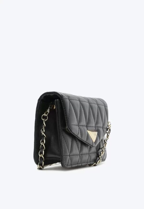 Bolsa Pequena Tiracolo 944 Matelassê Preta