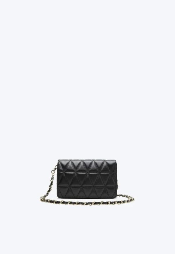 Bolsa Pequena Tiracolo 944 Matelassê Preta