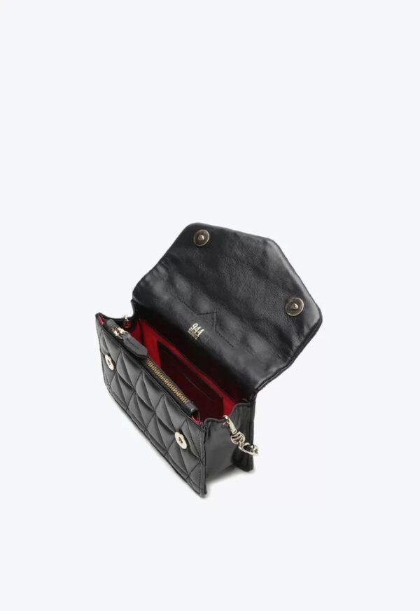 Bolsa Pequena Tiracolo 944 Matelassê Preta